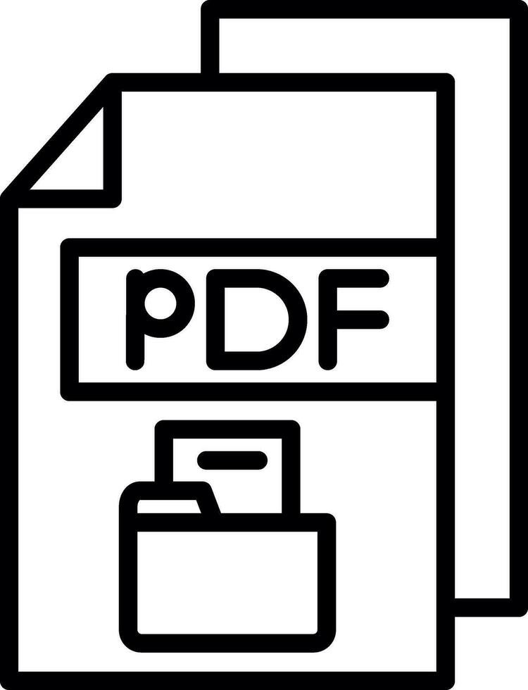 pdf vector icono diseño