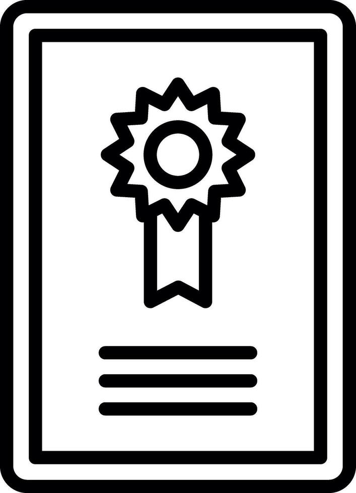 Certificate  Vector Icon Design