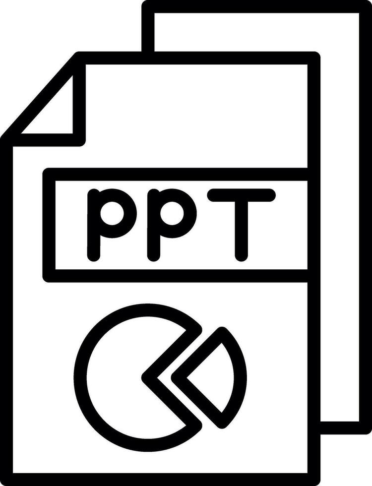 Ppt  Vector Icon Design