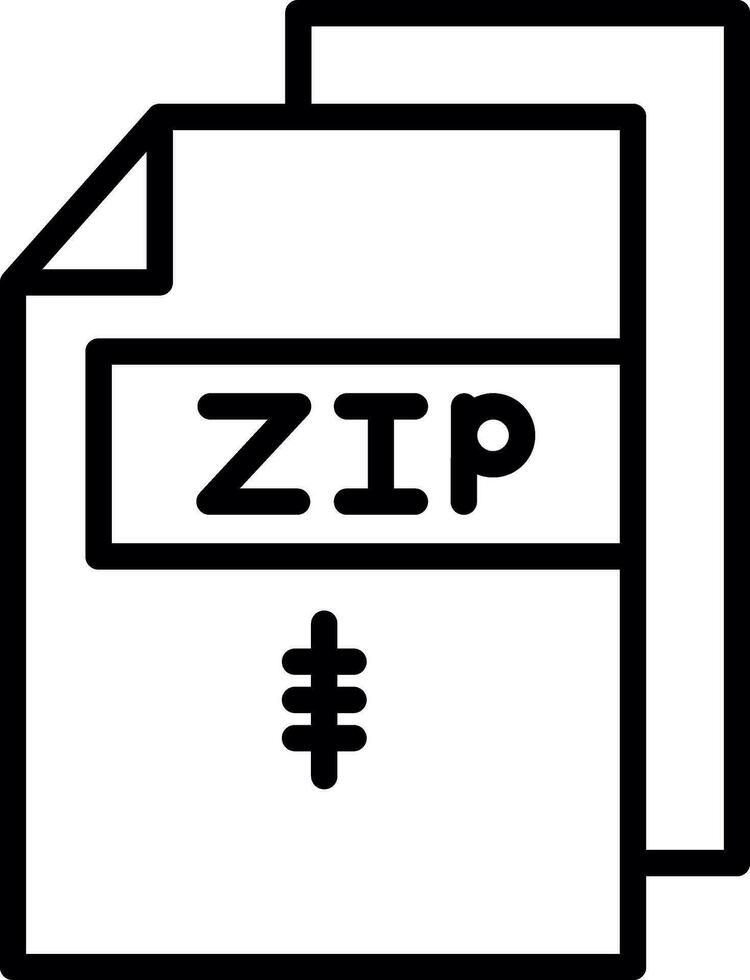 Zip  Vector Icon Design