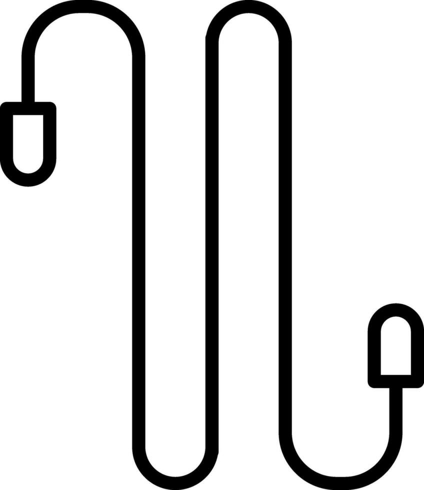 omitir cuerda vector icono diseño