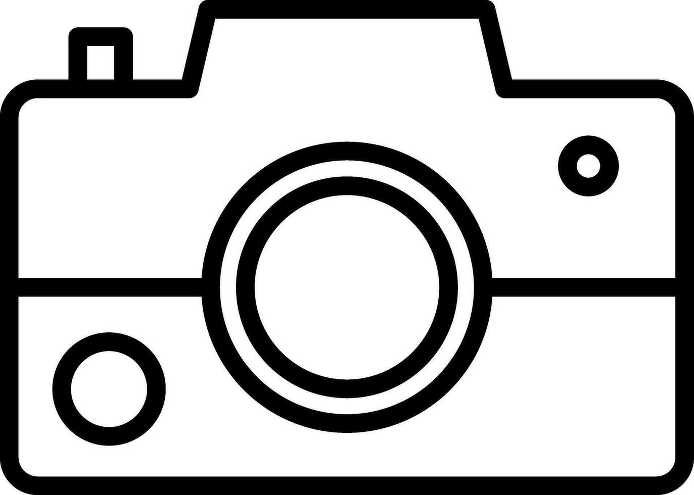 Photo Camera  Vector Icon Design
