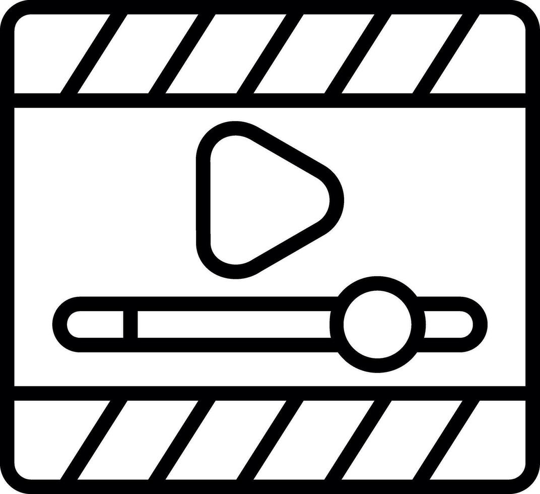 Video Player  Vector Icon Design