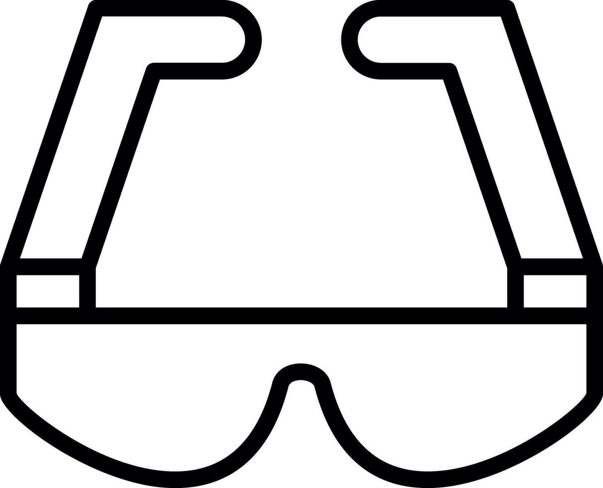 la seguridad lentes vector icono diseño