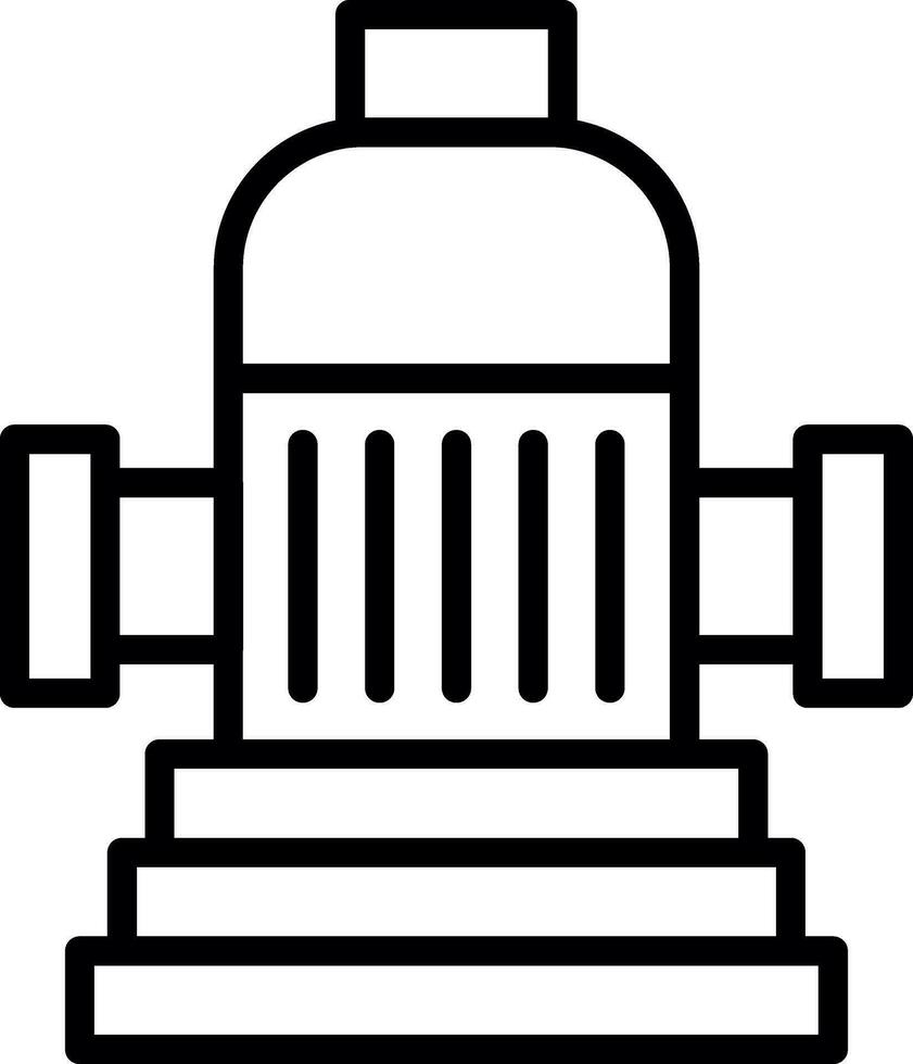 Fire Hydrant  Vector Icon Design