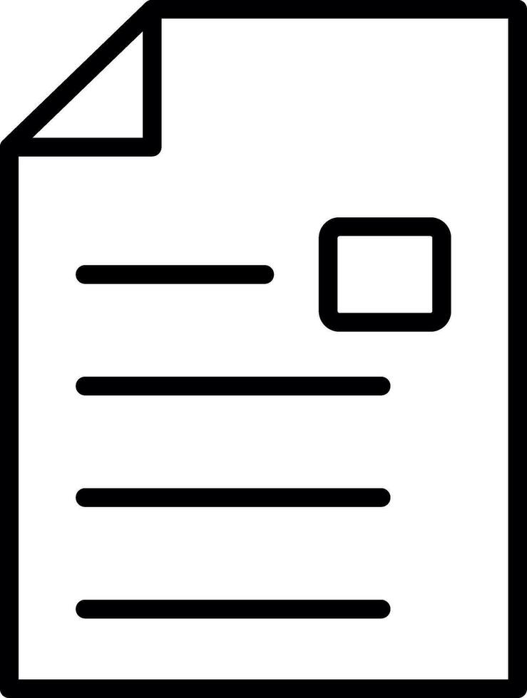 Document Vector Icon Design