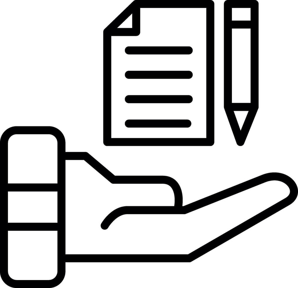 Contract Vector Icon Design