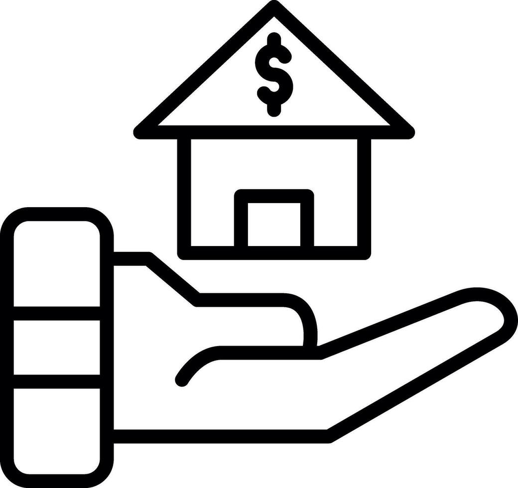 Mortgage Vector Icon Design