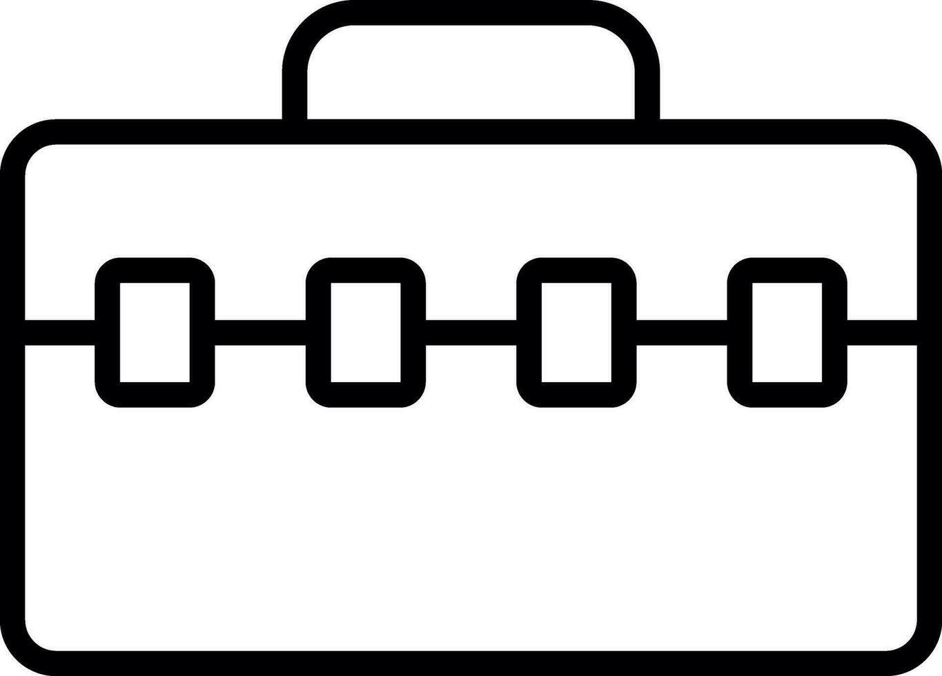 Briefcase Vector Icon Design