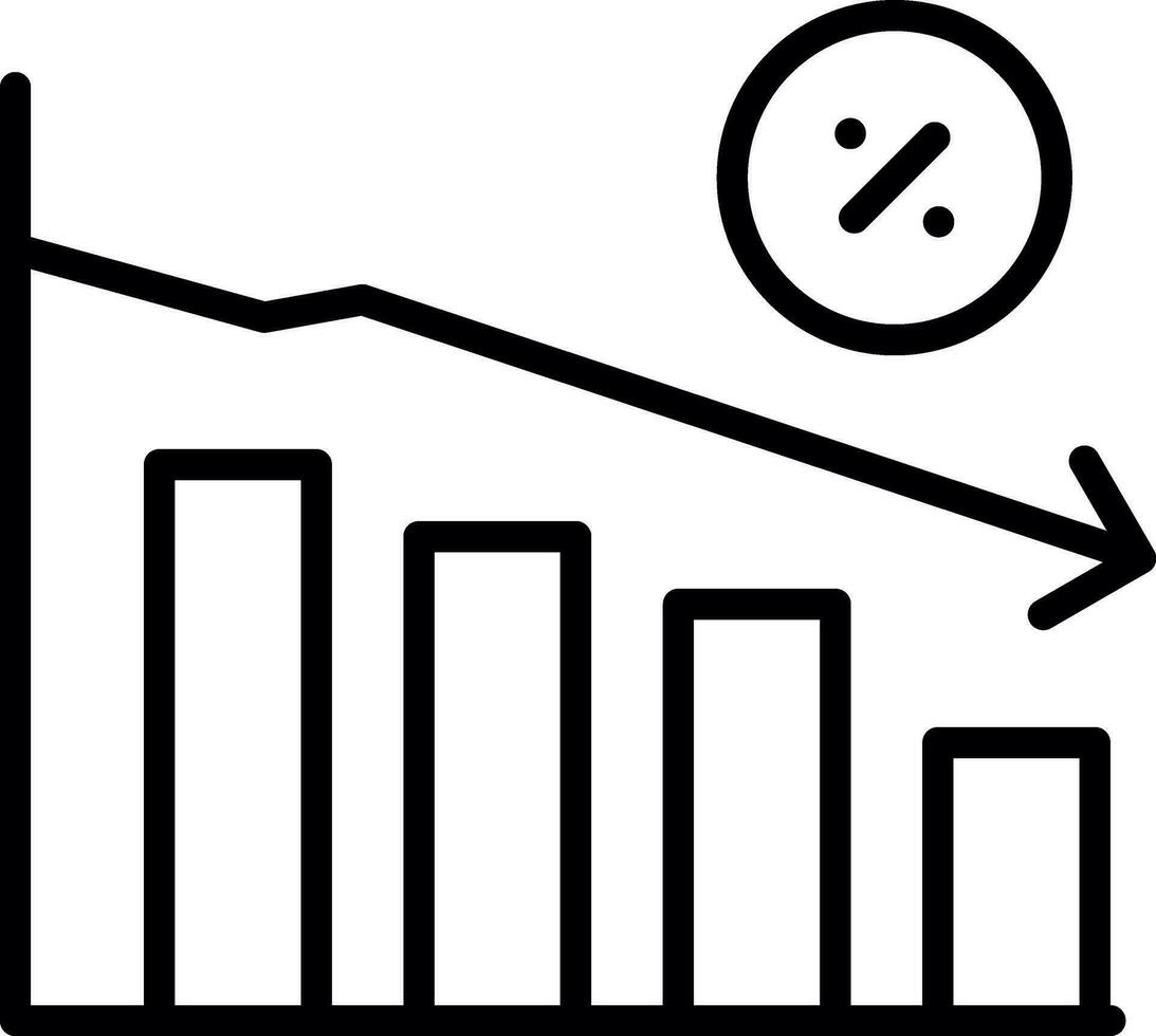 Recession Vector Icon Design