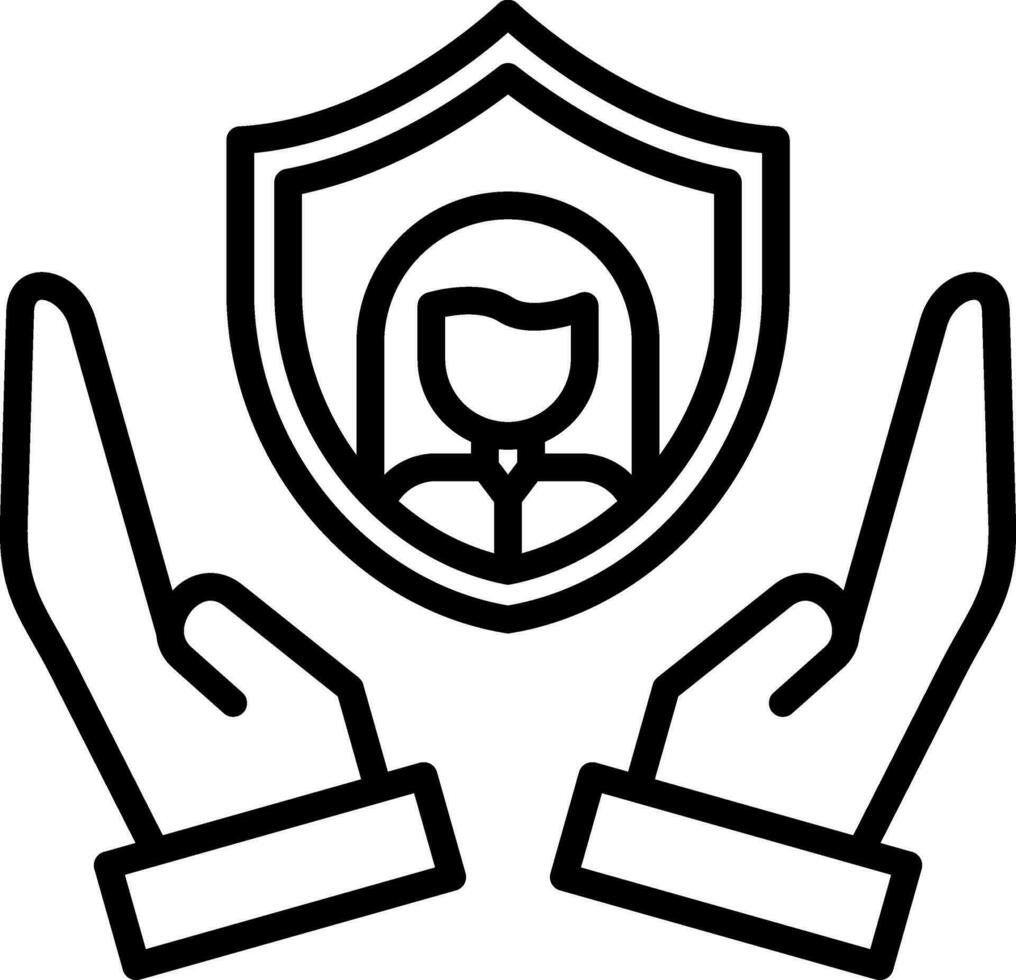Personal Security Vector Icon Design