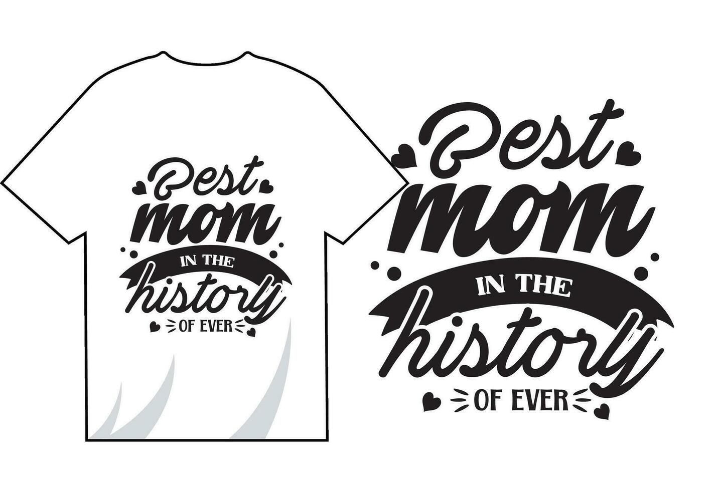 best mom t shirt design vector