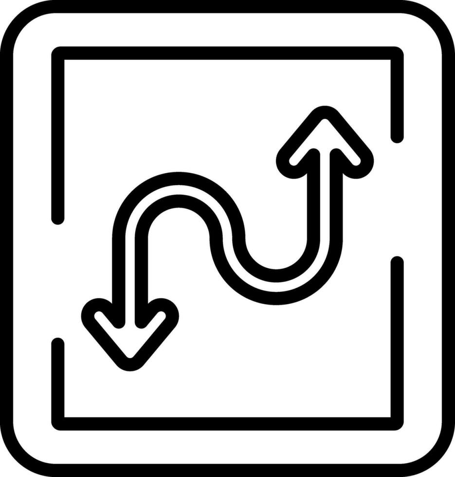 Zigzag Vector Icon Design