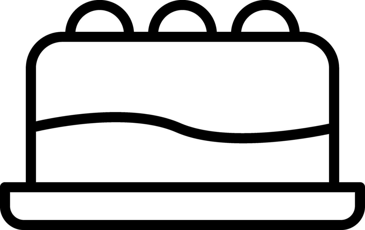 Cake Vector Icon Design