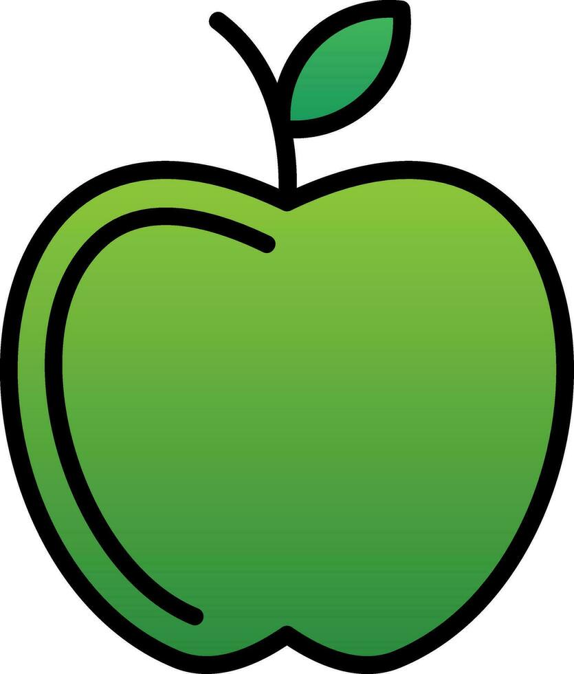 diseño de icono de vector de manzana