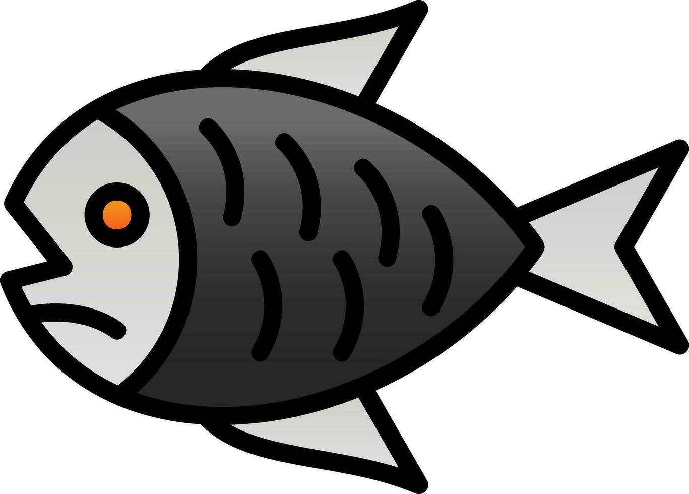 Fish Vector Icon Design