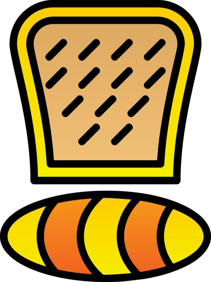 Bread Vector Icon Design