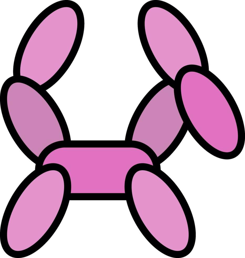 Balloon Dog  Vector Icon Design