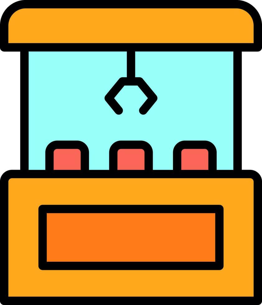 Claw Machine  Vector Icon Design
