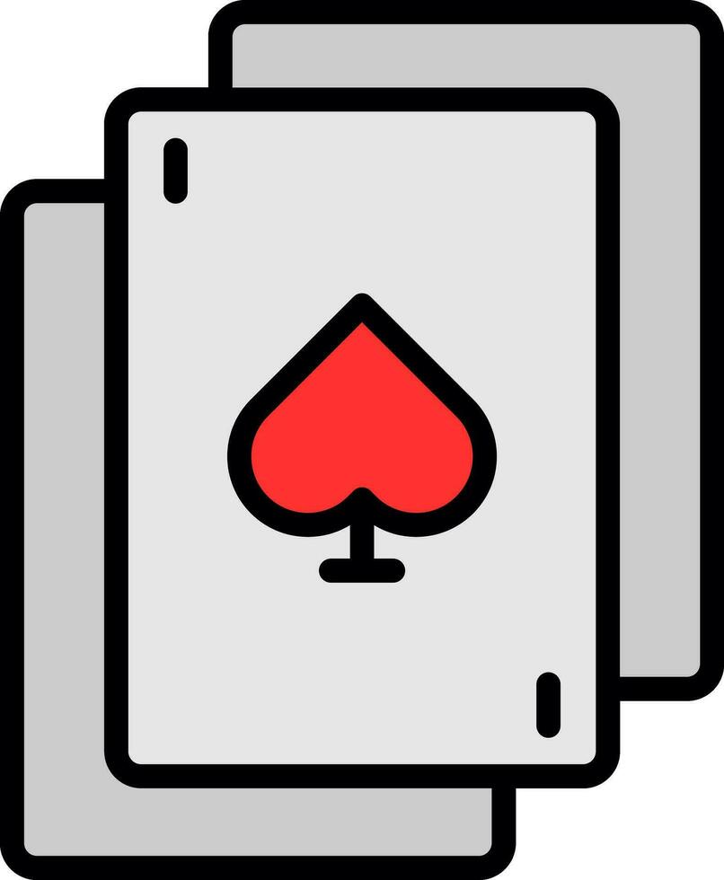 Playing Card  Vector Icon Design