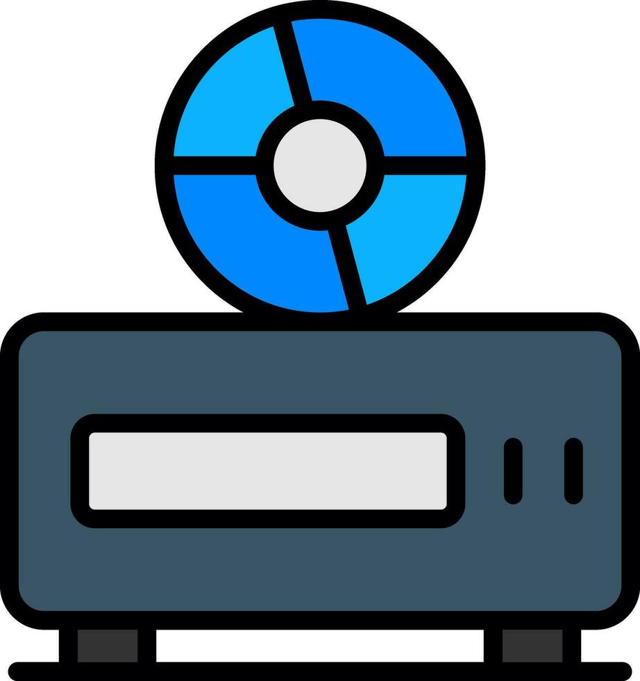 Dvd Player  Vector Icon Design