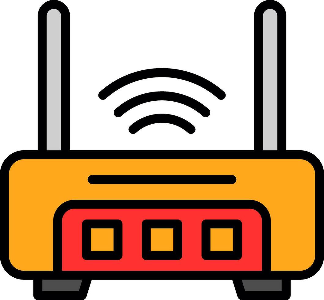 Router  Vector Icon Design