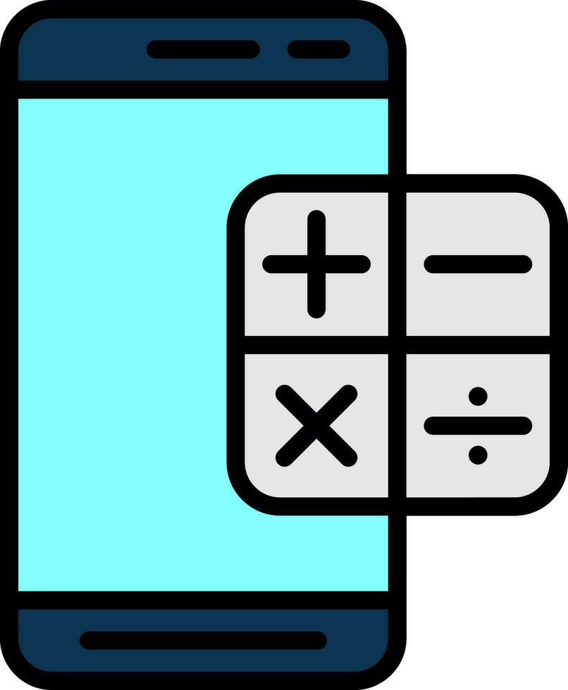 calculadora vector icono diseño