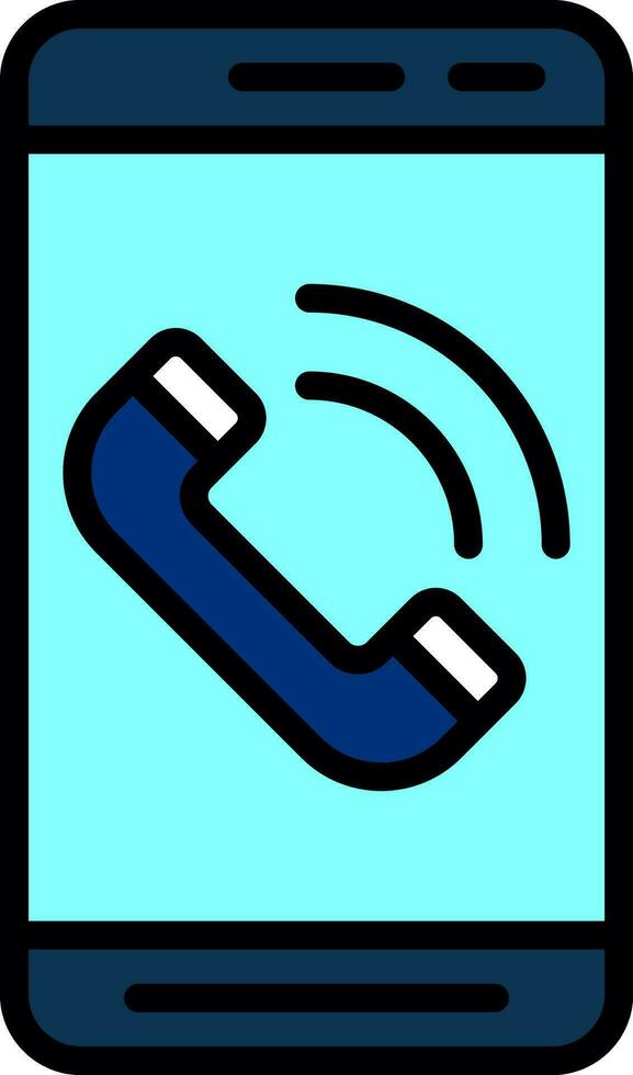 Mobile Call  Vector Icon Design