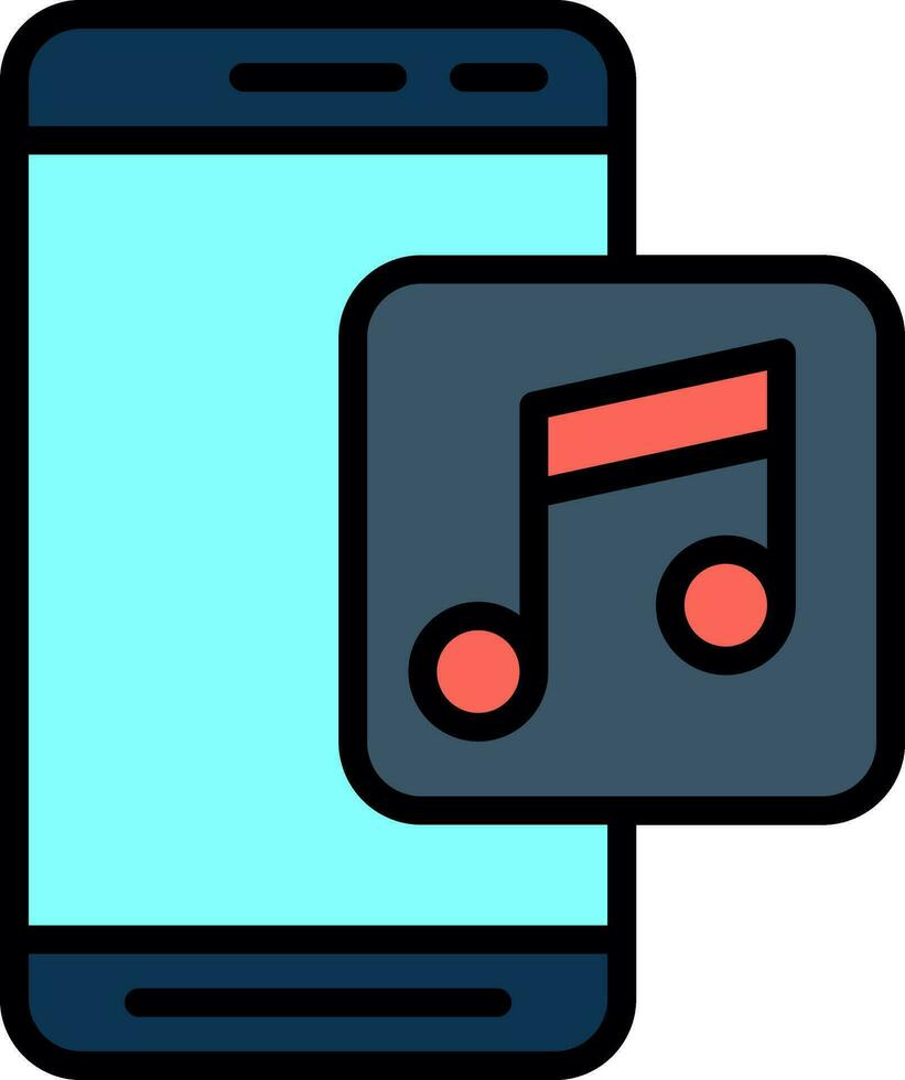 Music App  Vector Icon Design