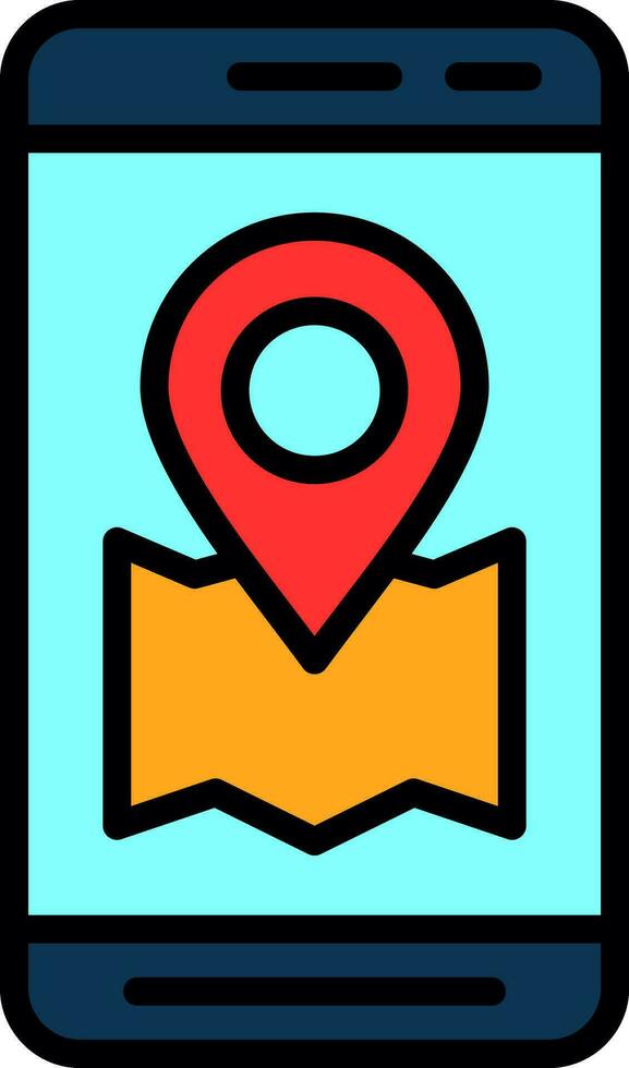 Location App  Vector Icon Design