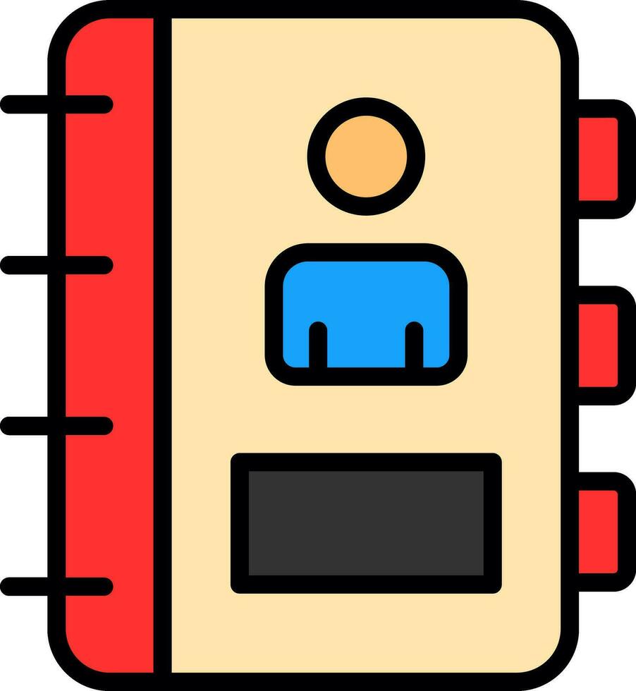 directorio telefónico vector icono diseño