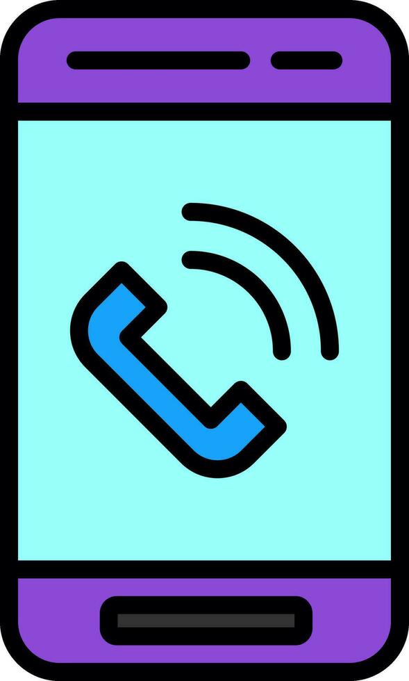 Phone Call  Vector Icon Design