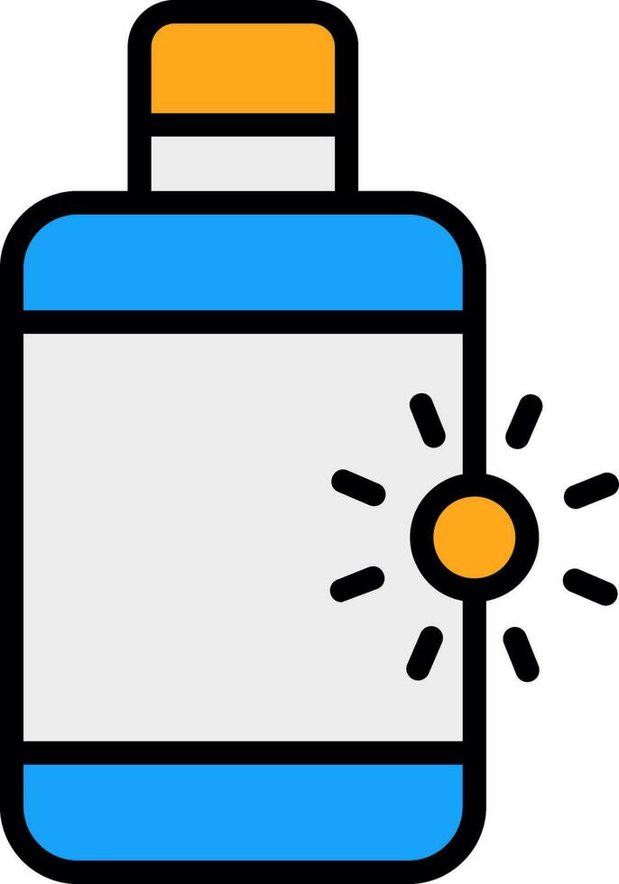 Sunscreen  Vector Icon Design