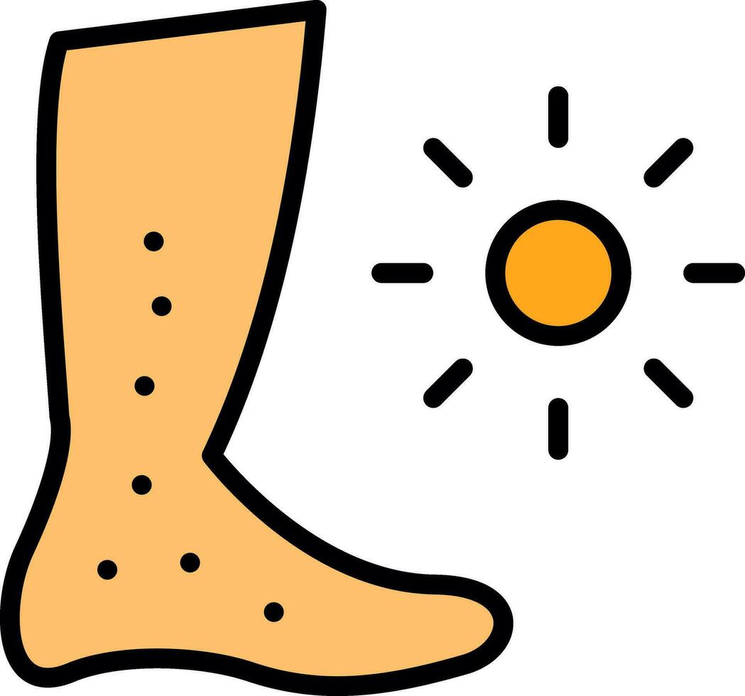 Skin Cancer  Vector Icon Design