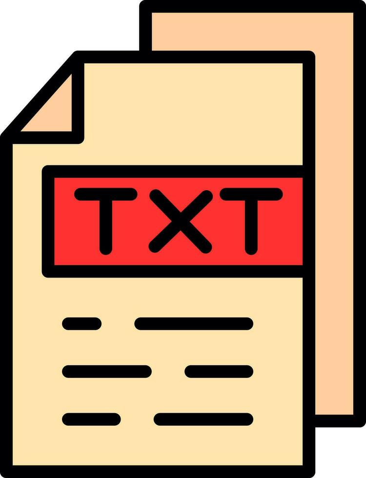 Txt  Vector Icon Design
