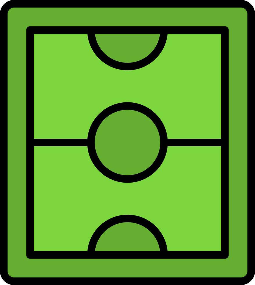 Soccer Field  Vector Icon Design