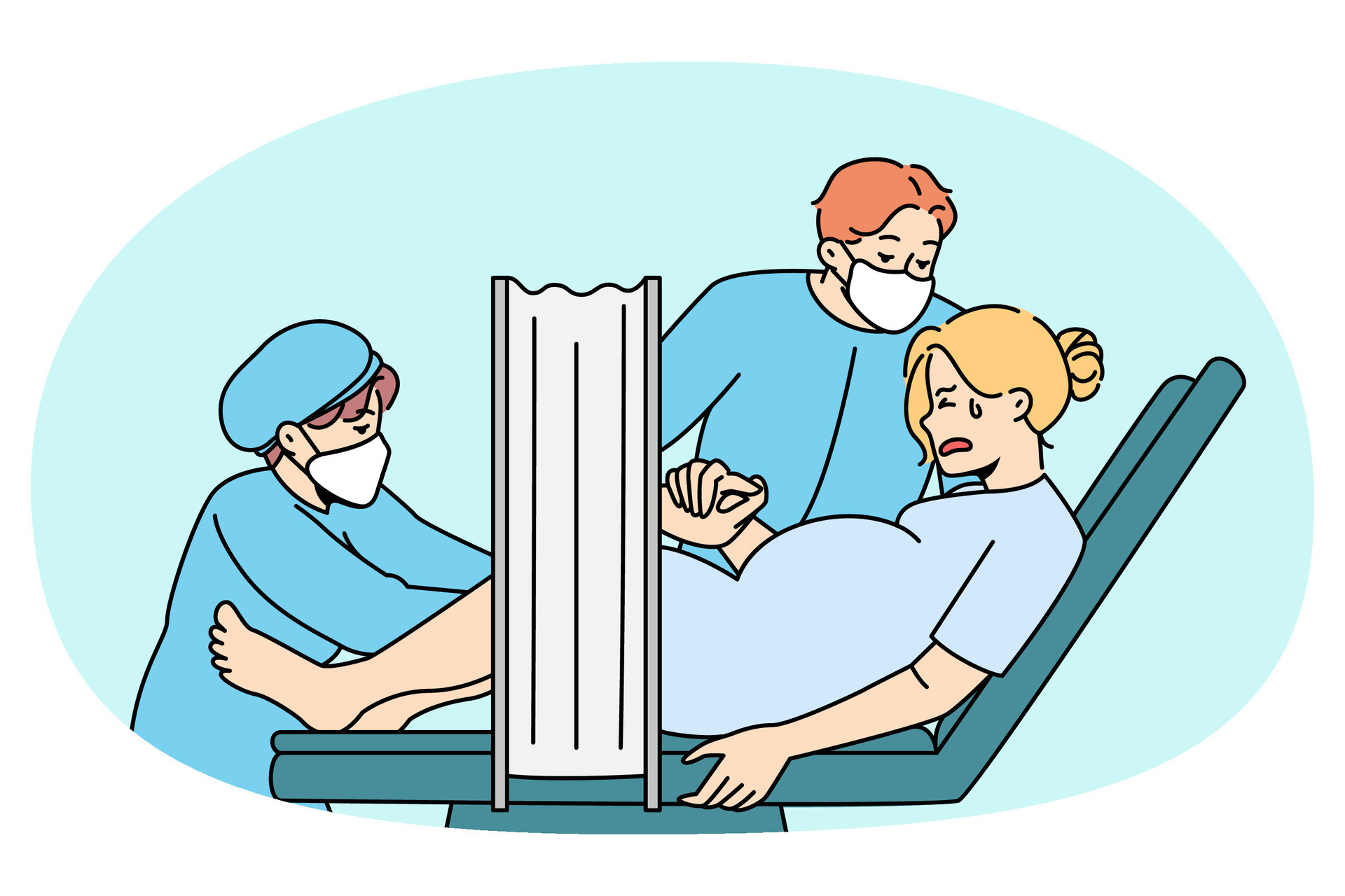 Pregnant Woman Give Birth In Hospital 26096421 Vector Art At Vecteezy pregnant-woman-give-birth-in-hospital-26096421-vector-art-at-vecteezy