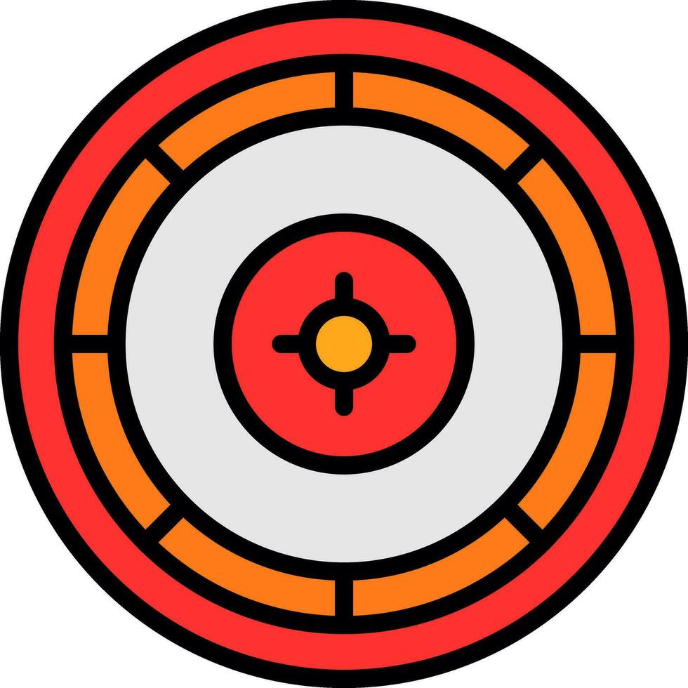 ruleta vector icono diseño