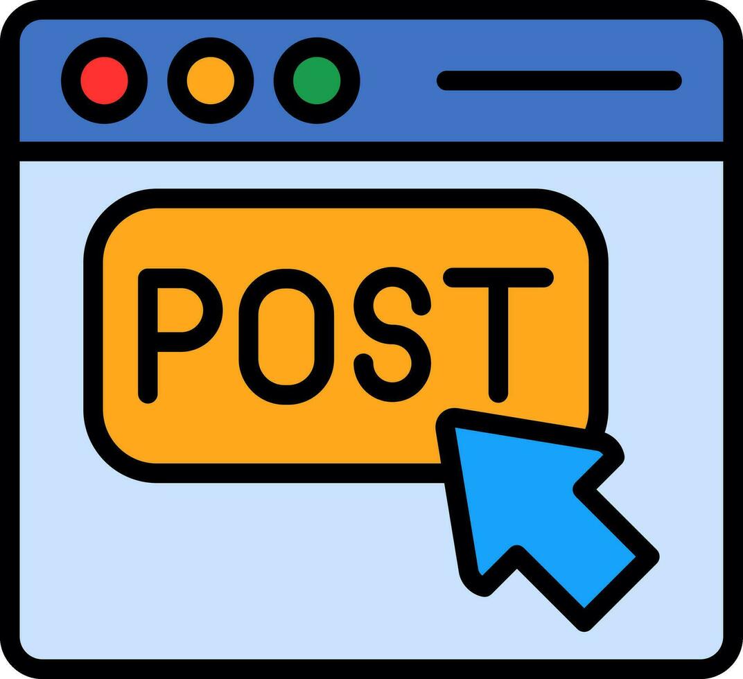 Post  Vector Icon Design