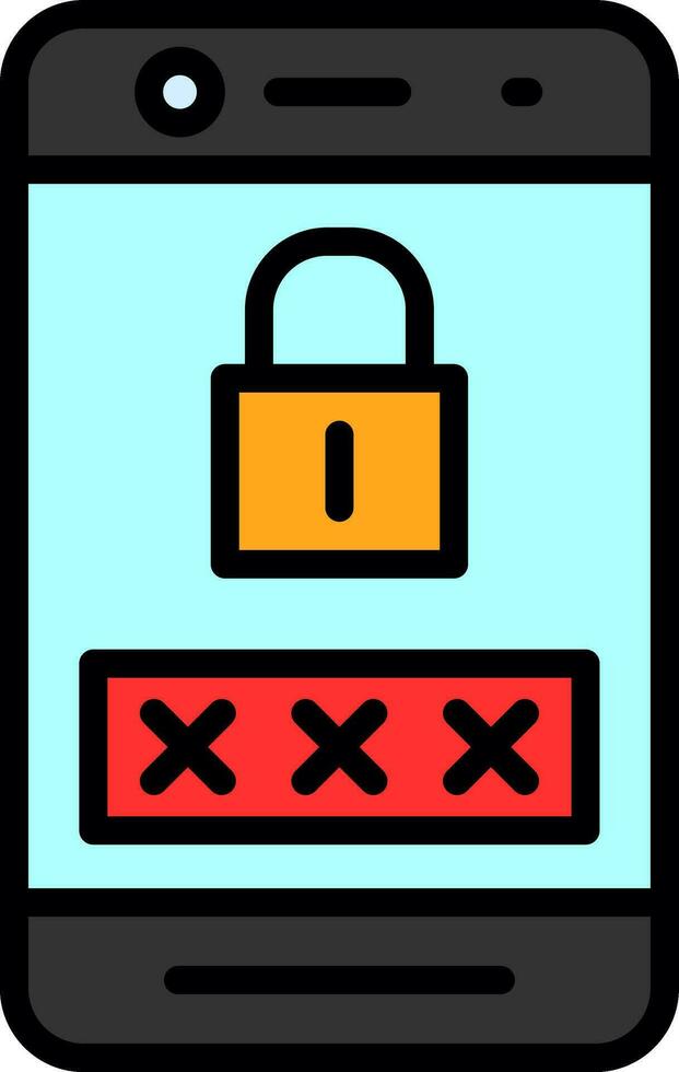 Password  Vector Icon Design