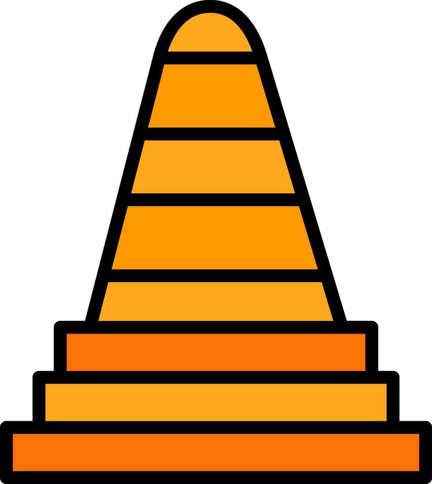 Traffic Cone  Vector Icon Design