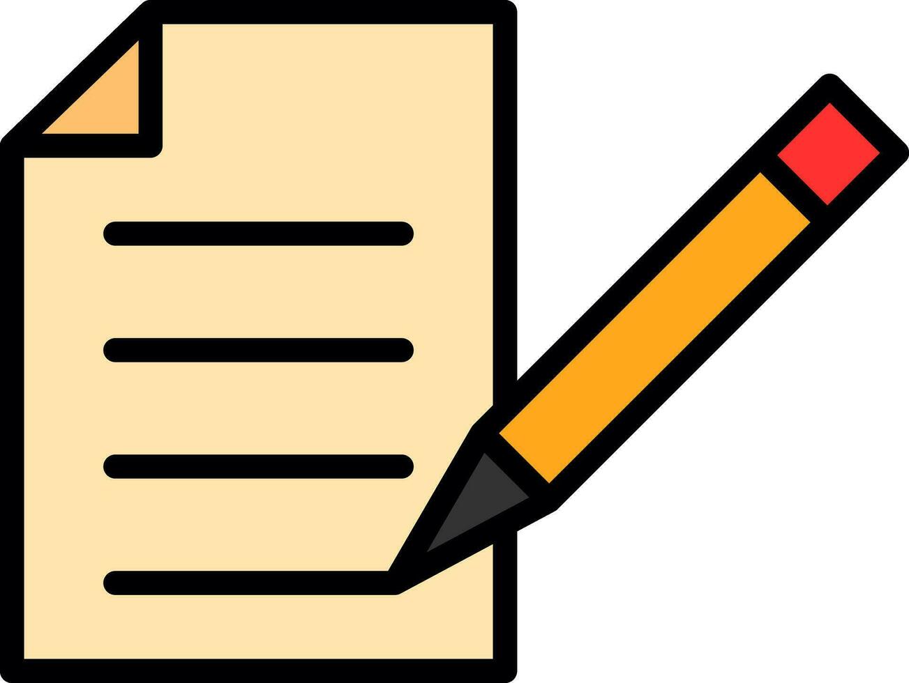 Contract Vector Icon Design