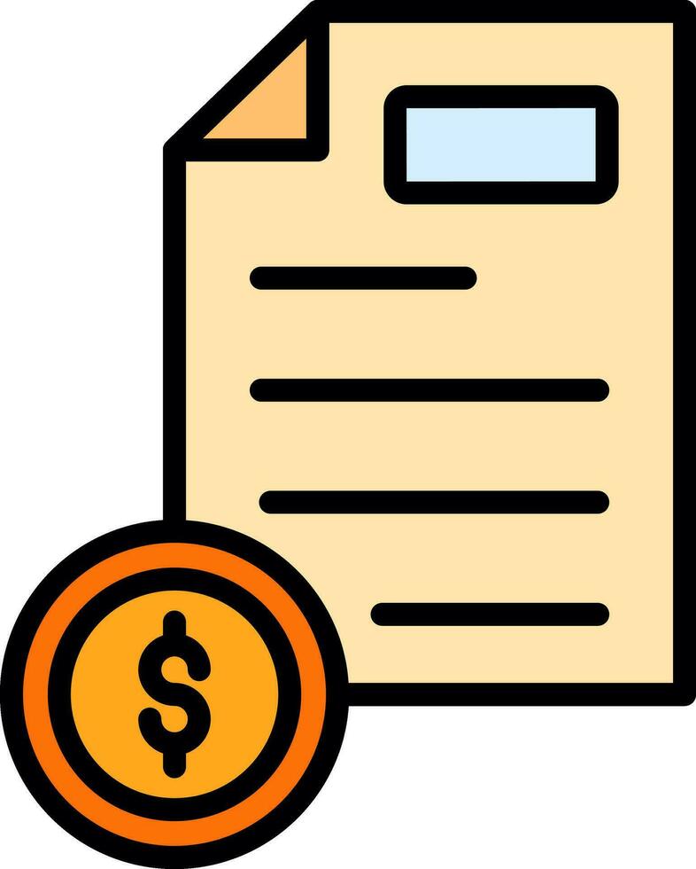 Contract Vector Icon Design