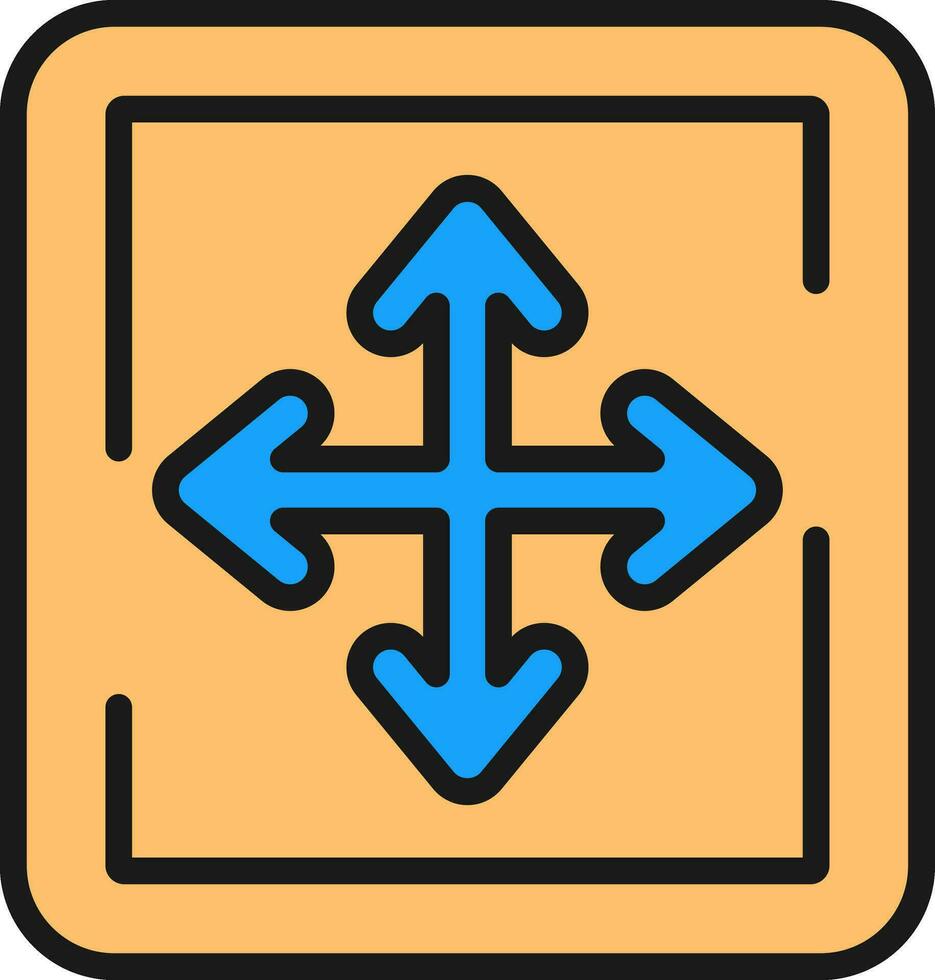 Move Vector Icon Design