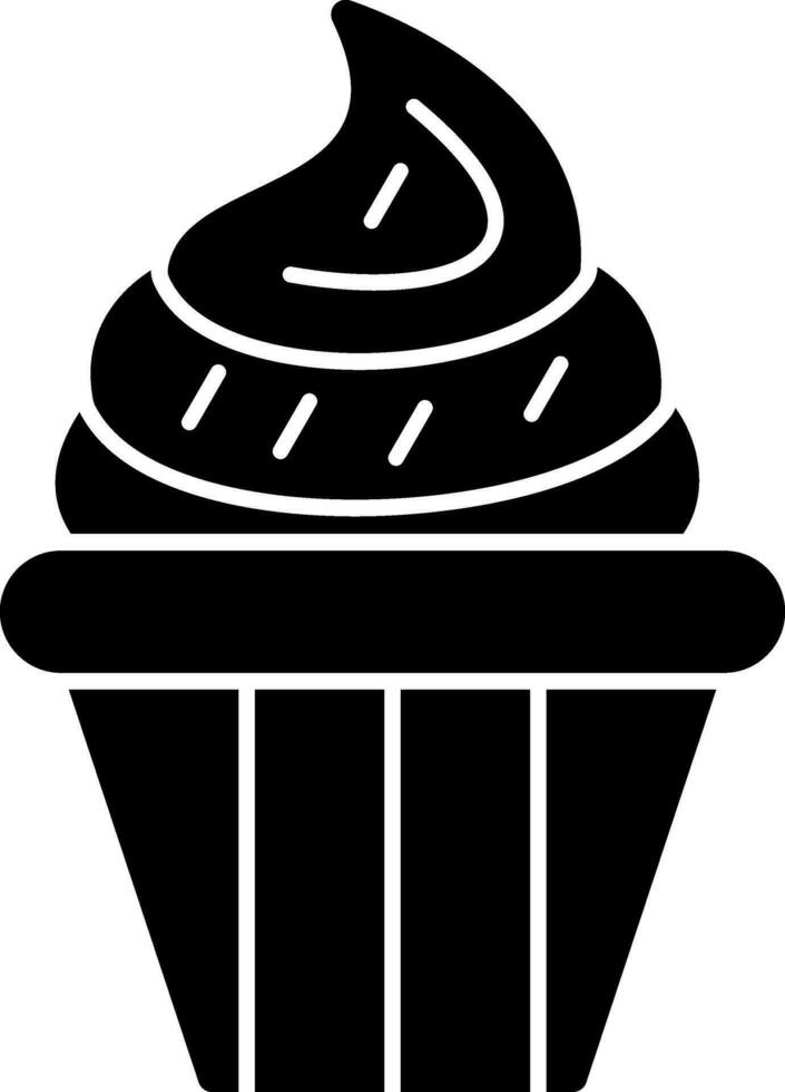 Cupcake Vector Icon Design