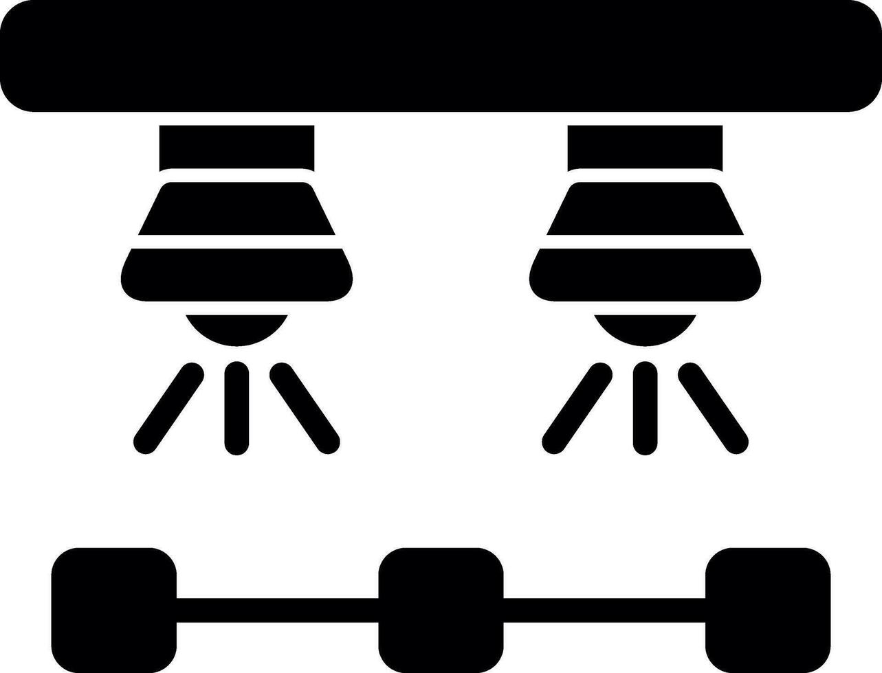 Spotlights  Vector Icon Design