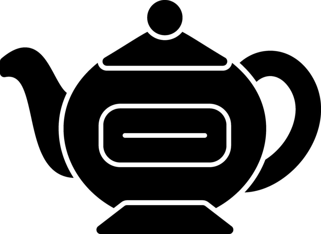 Teapot Vector Icon Design