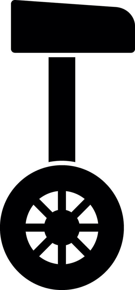 Unicycle  Vector Icon Design