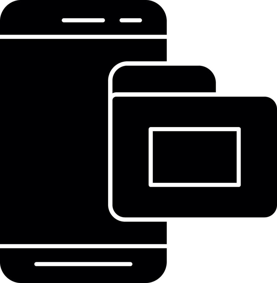 Mobile Folder  Vector Icon Design