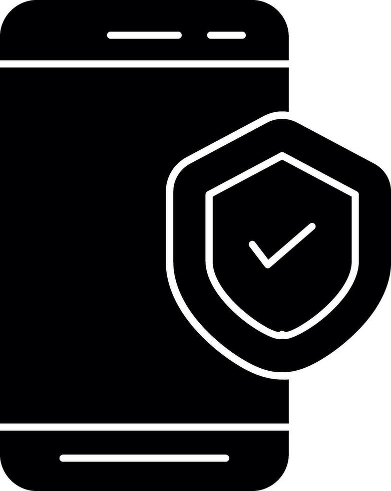 Mobile Security  Vector Icon Design